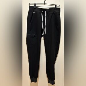 Figs Technical Collection Black Zamora Joggers Scrubs Pants - Women’s Size Small